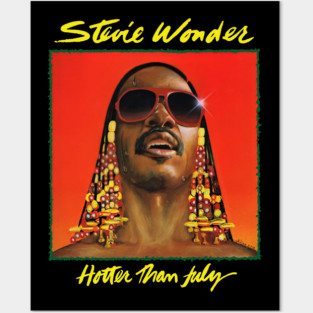 stevie wonder hotter than july Posters and Art