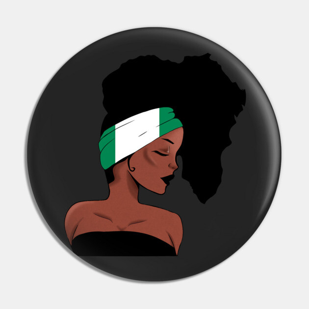 African Woman, Nigrian Colors, Africa Map Pin by logiamerch