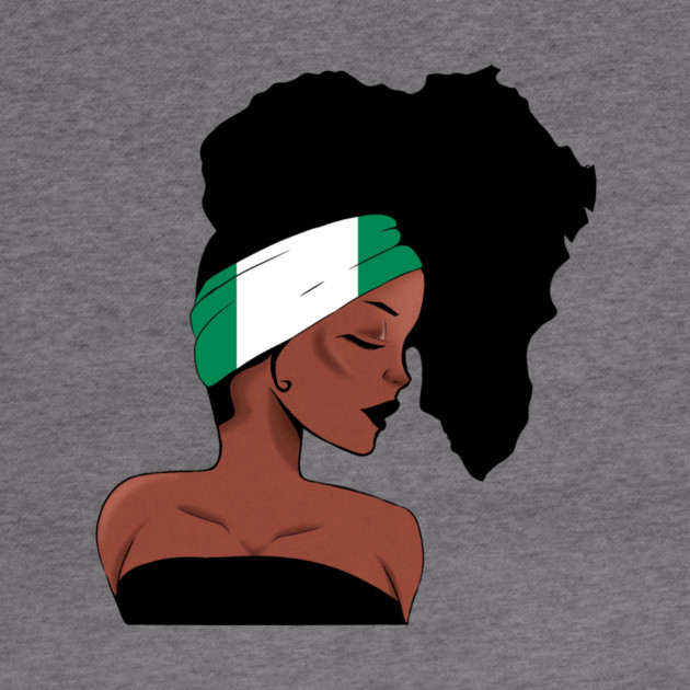 African Woman, Nigrian Colors, Africa Map by logiamerch
