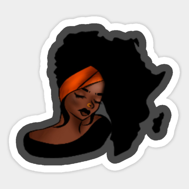African Woman, Afro Woman, Africa Map Magnet by logiamerch