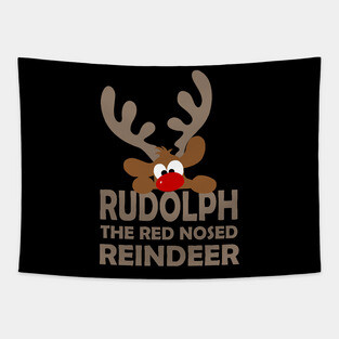 rudolph reindeer Tapestry