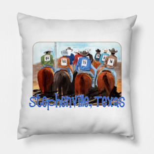 Stephenville, Texas Rodeo Pillow