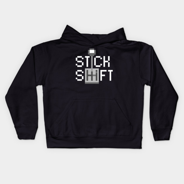 Stick Shift v2 Kids Hoodie by enrynz
