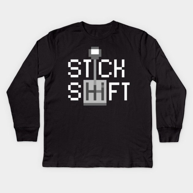 Stick Shift v2 Kids Long Sleeve T-Shirt by enrynz