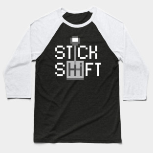 Stick Shift v2 Baseball T-Shirt
