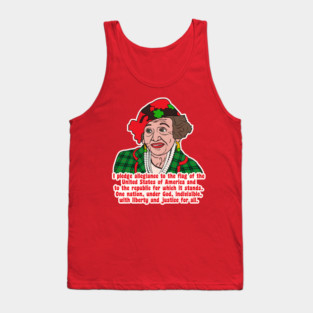 Pledge of Allegiance - Aunt Bethany Christmas Vacation Quote Tank Top