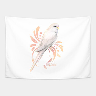 White Parakeet Tapestry