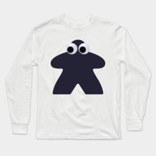 Meeple Googly Eyes Long Sleeve T-Shirt
