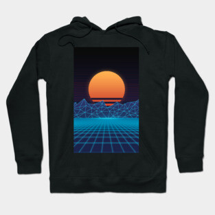 Outrun sunrise Hoodie