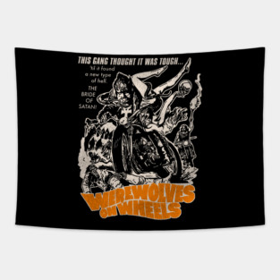 Werewolves on Wheels Tapestry