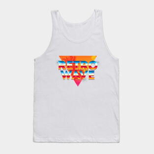 Retro wave Tank Top