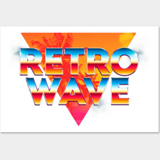 Retro wave Posters and Art