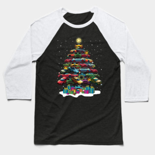 Car Christmas Tree Baseball T-Shirt