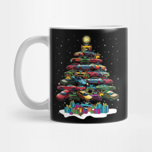 Car Christmas Tree Mug