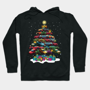 Car Christmas Tree Hoodie