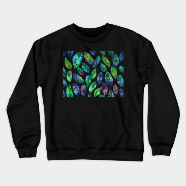 Floral Leaves Crewneck Sweatshirt by REG