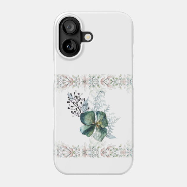 Floral Watercolor Phone Case by REG