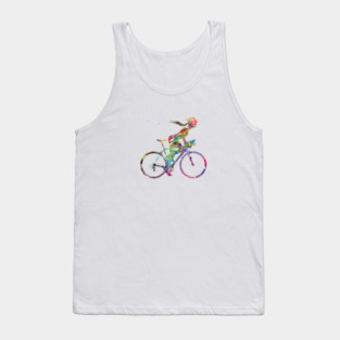 Female cyclist Tank Top