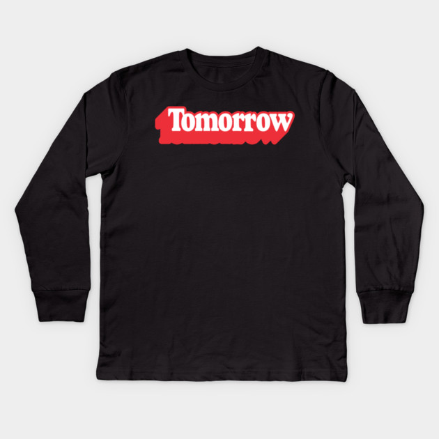 Tomorrow Podcast Kids Long Sleeve T-Shirt by GZM Podcasts