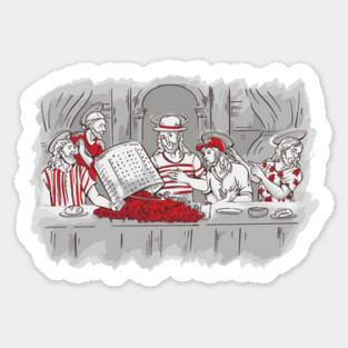 Louisiana Last Supper // Funny Jesus Crawfish Boil Sticker