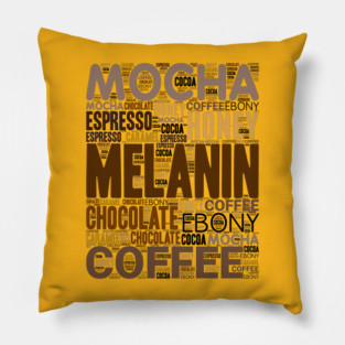 Melanin Shades of Brown | Every Shade Slays Pillow