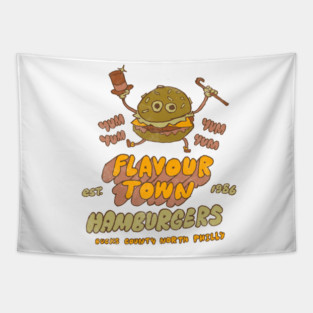 FLAVOUR TOWN Tapestry
