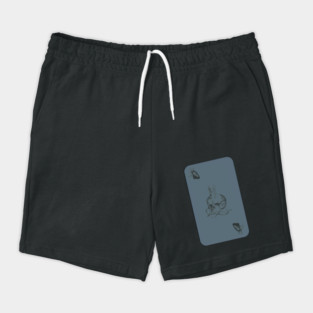 Memento Mori Poker Card Shorts