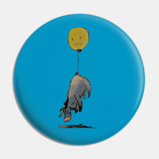 Eeyore's Mood Balloon Winnie The Pooh Design Pin