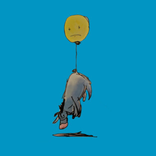 Eeyore's Mood Balloon Winnie The Pooh Design T-Shirt