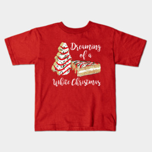 Dreaming Of A White Christmas Kids T-Shirt