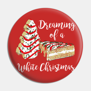 Dreaming Of A White Christmas Pin