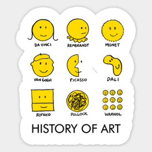 History Of Art Sticker