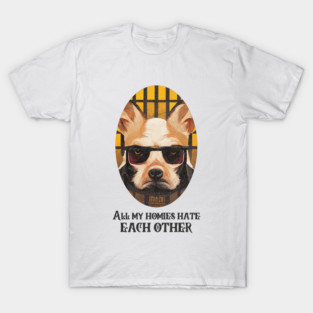 All My Homies Hate Each Other T-Shirt