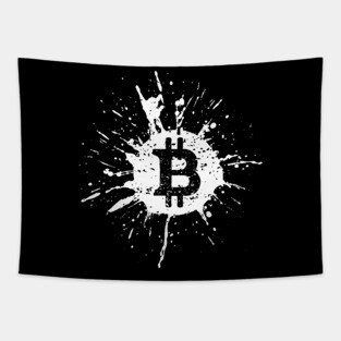 Bitcoin' Cool Cryptocurrency Bitcoin Tapestry