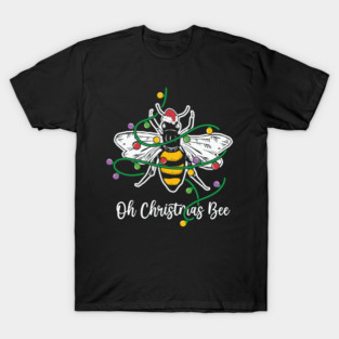 Oh Christmas Bee Christmas Lights T-Shirt