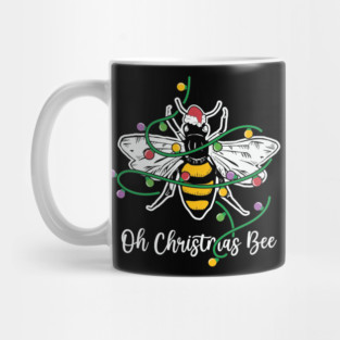Oh Christmas Bee Christmas Lights Mug