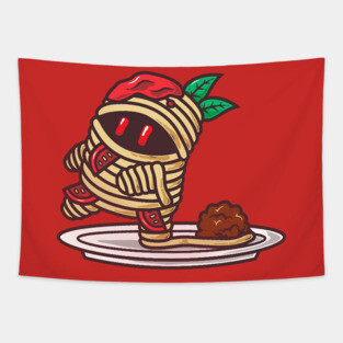 Mummy Pasta Tapestry