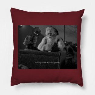 Depressed Santa Pillow