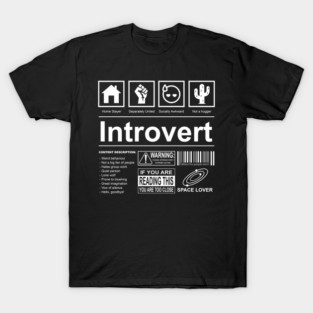 Introvert Label T-Shirt