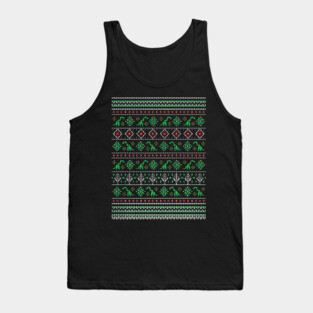 Shylasaur Holiday Sweater Tank Top