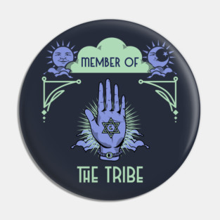 Member of the Jewish Tribe Pin