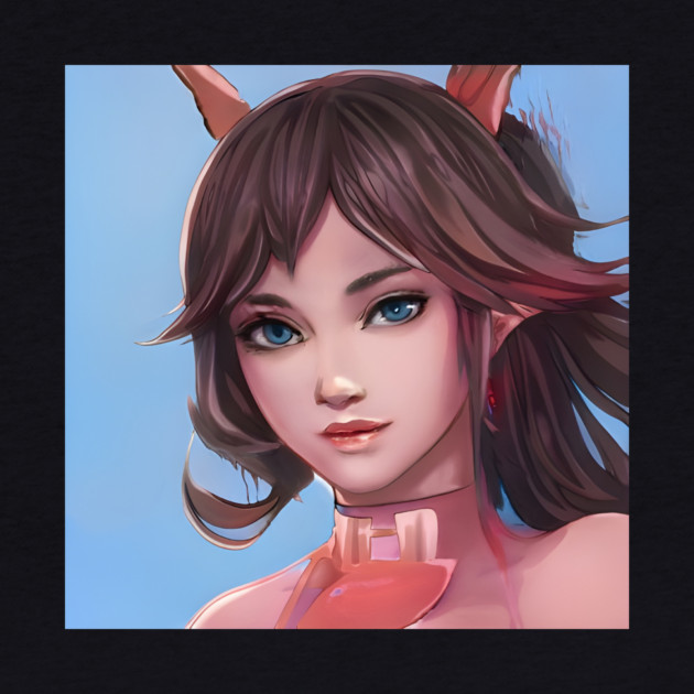 Brown Hair Anime Girl kawaii by animegirlnft