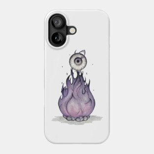 Eyeball flame Phone Case
