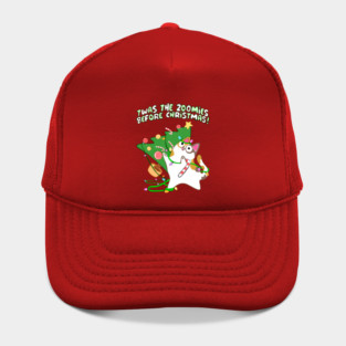 Twas the Zoomies Before Christmas Calico Cat Gone Crazy funny xmas Hat