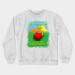 Lazy Carcassonne Crewneck Sweatshirt