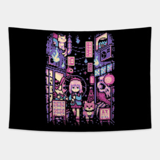 Yokai Alley Tapestry