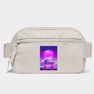 Great Wave off Kanagawa Torii Gate Synthwave Bag