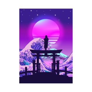 Great Wave off Kanagawa Ninja T-Shirt