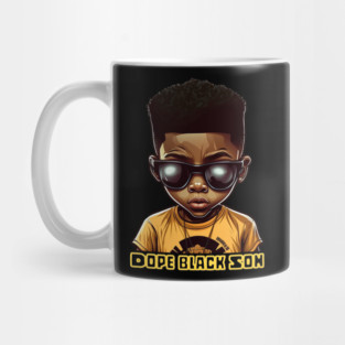Dope Black Son, Black Boy Mug