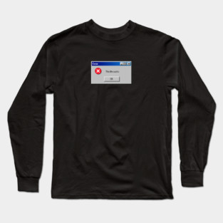 Error: This Life Sucks Long Sleeve T-Shirt